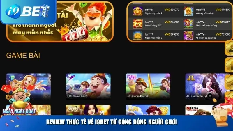 i9bet Có Uy Tín Không? Review Người Dùng Thực Tế Review thực tế về i9BET từ cộng đồng người chơi